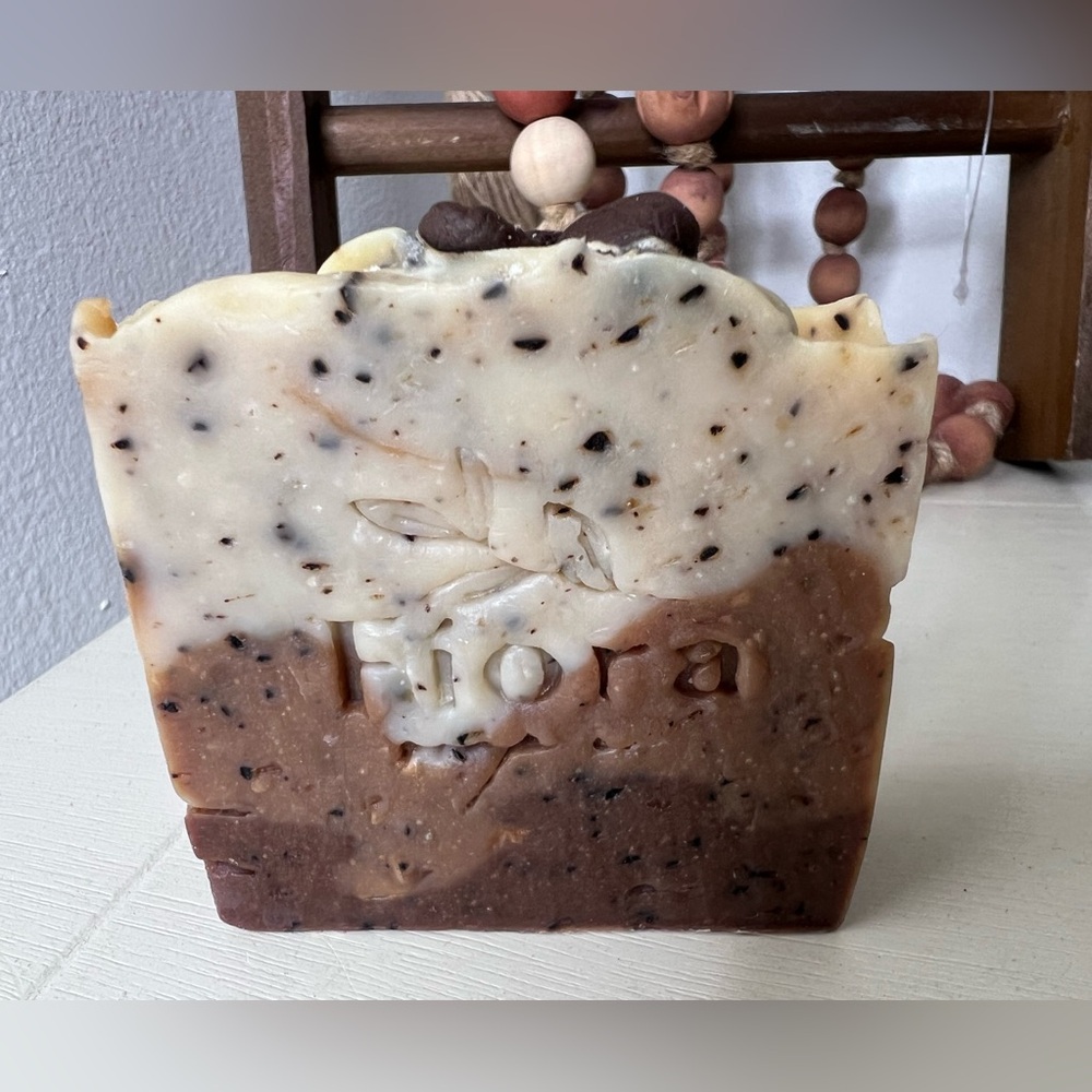 Brand New-Fiora Soap Co. Coffee & Cream Homemade Soap
